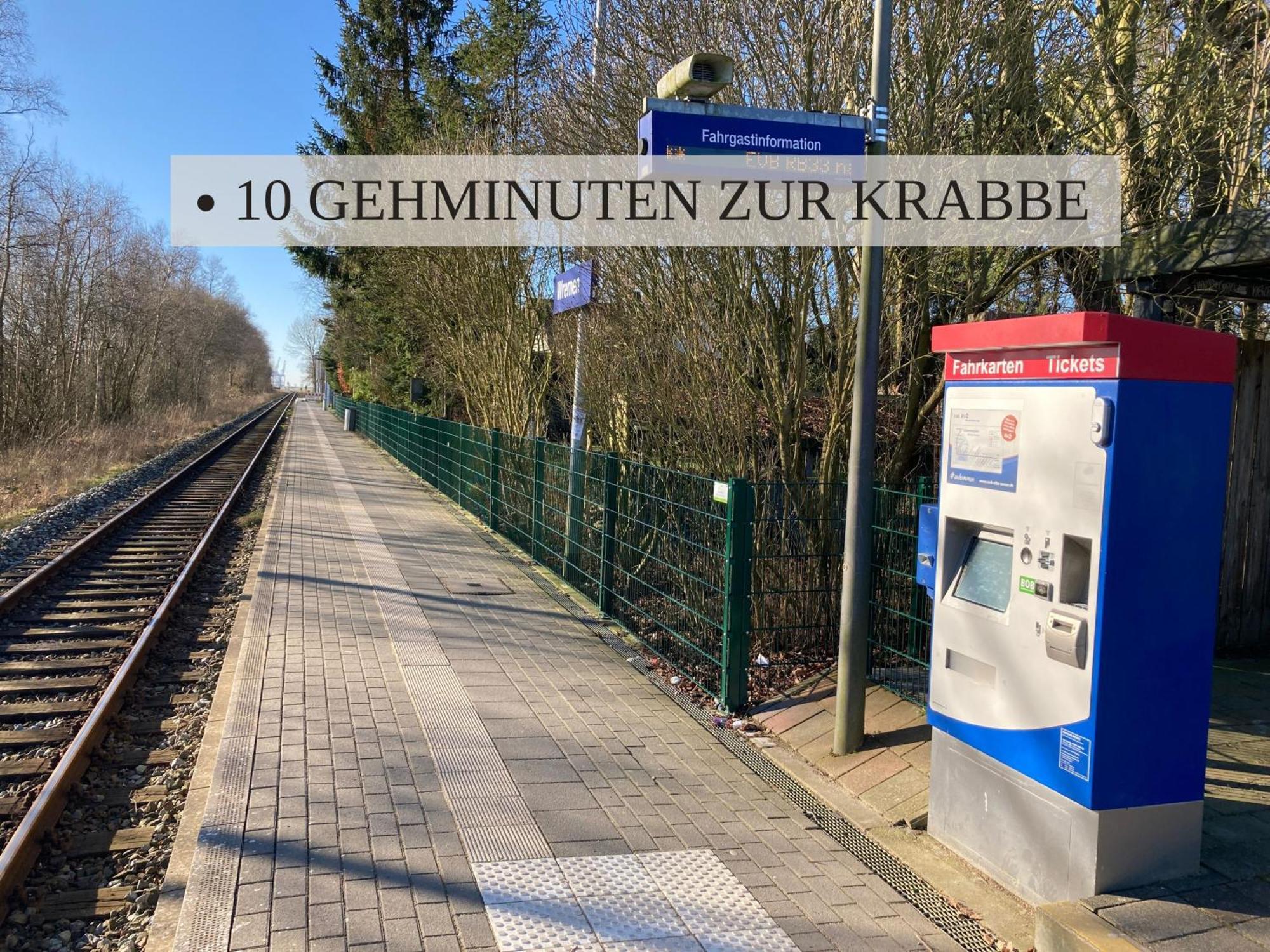 Haus Krabbe Apartments Mit Doppelbetten, Fuer 1-2 Personen, Hunde Kostenfrei Willkommen, Kostenfreier Parkplatz, Zwischen Bremerhaven Und Cuxhaven Gelegen Wremen Exterior photo