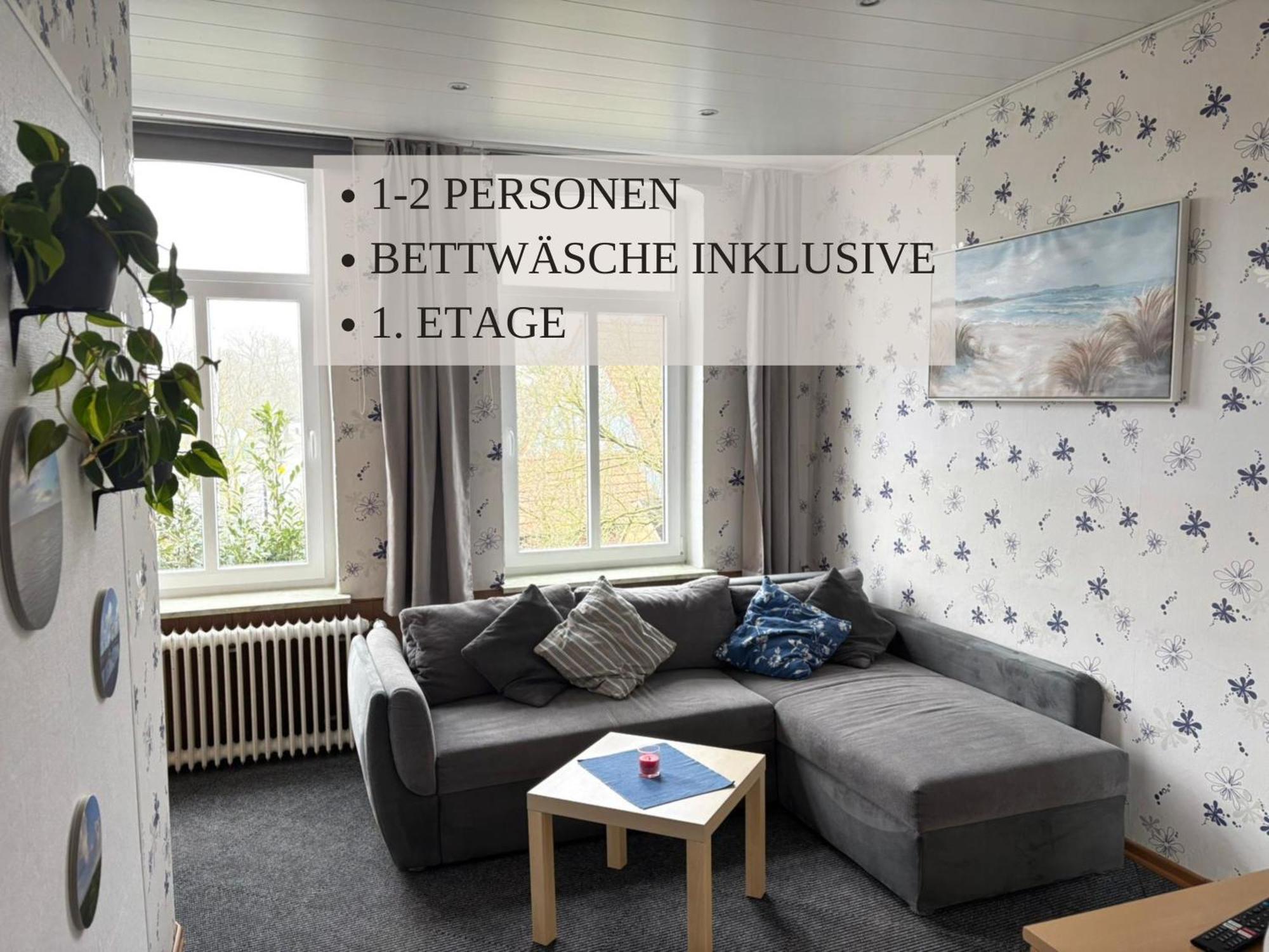 Haus Krabbe Apartments Mit Doppelbetten, Fuer 1-2 Personen, Hunde Kostenfrei Willkommen, Kostenfreier Parkplatz, Zwischen Bremerhaven Und Cuxhaven Gelegen Wremen Exterior photo